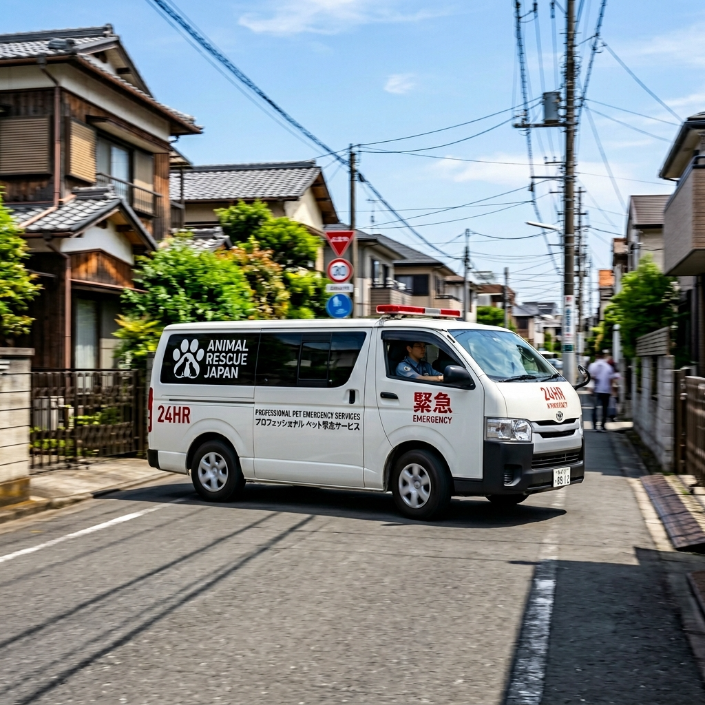 緊急車両で現場へ急行
